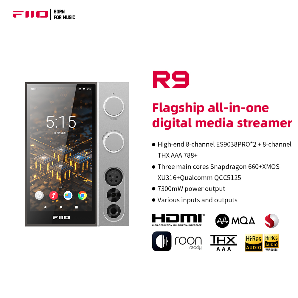 Dac Streamer Network Player - FiiO R9 Android медиастример сетевой плеер