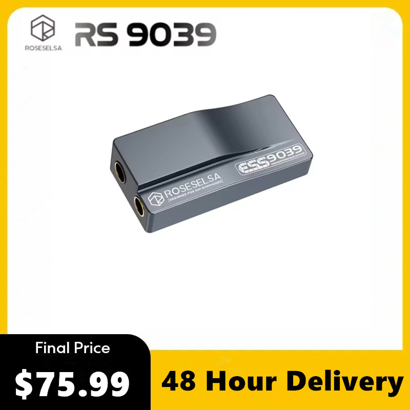 Dac With Headphone Amp Balanced - ROSESELSA RS9039 Портативный USB DAC/AMP флагманского