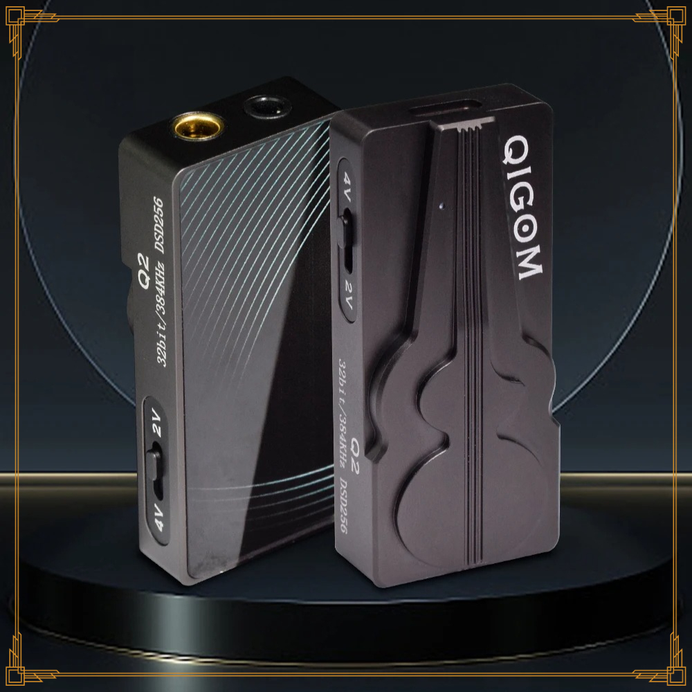 Dac With Headphone Amp Balanced - QIGOM Q2 USB C DAC усилитель