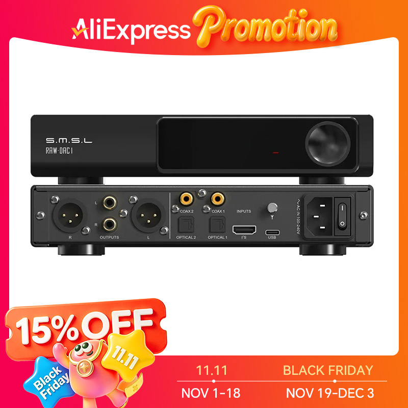 Dac Usb Coaxial Optical Bluetooth - SMSL RAW-DAC1 декодер MQA MQA-CD AK4191