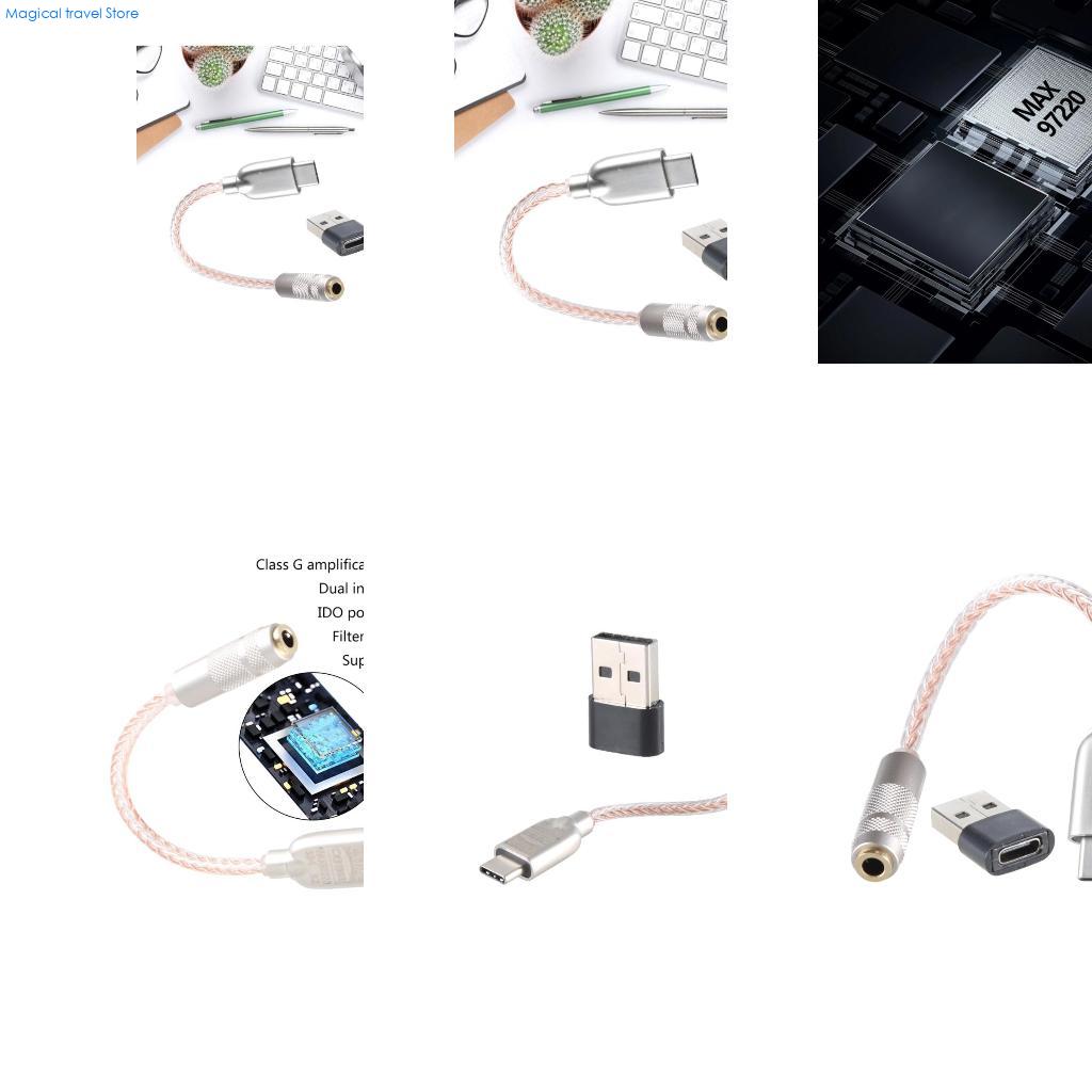 Portable Dac Dongle Usb C - 76HD Звуковой адаптер USB C на