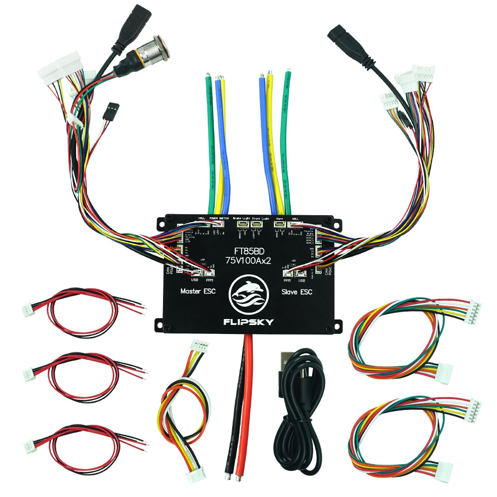 Dual Ess9038 Dac - FLIPSKY FT85BD Dual ESC 84V 200A