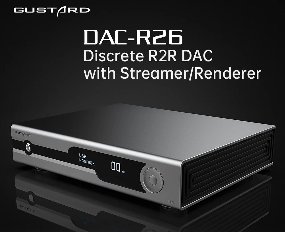 R2R Dac Balanced Xlr - GUSTARD DAC-R26 – дискретный ЦАП R2R,
