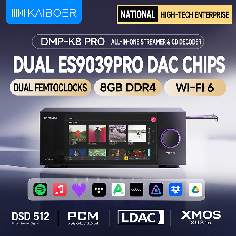 Dac Streamer Network Player - Kaiboer DMP-K8PRO – высококачественный сетевой музыкальный