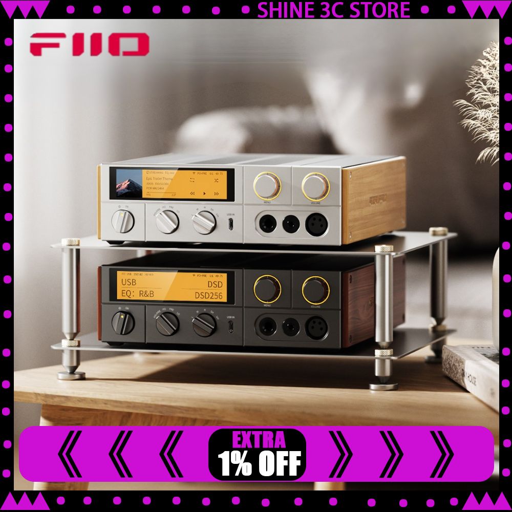 Dac With Headphone Amp Balanced - FiiO K17 R2R Настольный ЦАП-усилитель DSD512