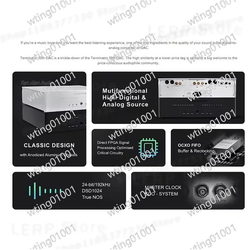 R2R Dac Balanced Xlr - Для DENAFRIPS TERMINATOR 15TH R2R DAC