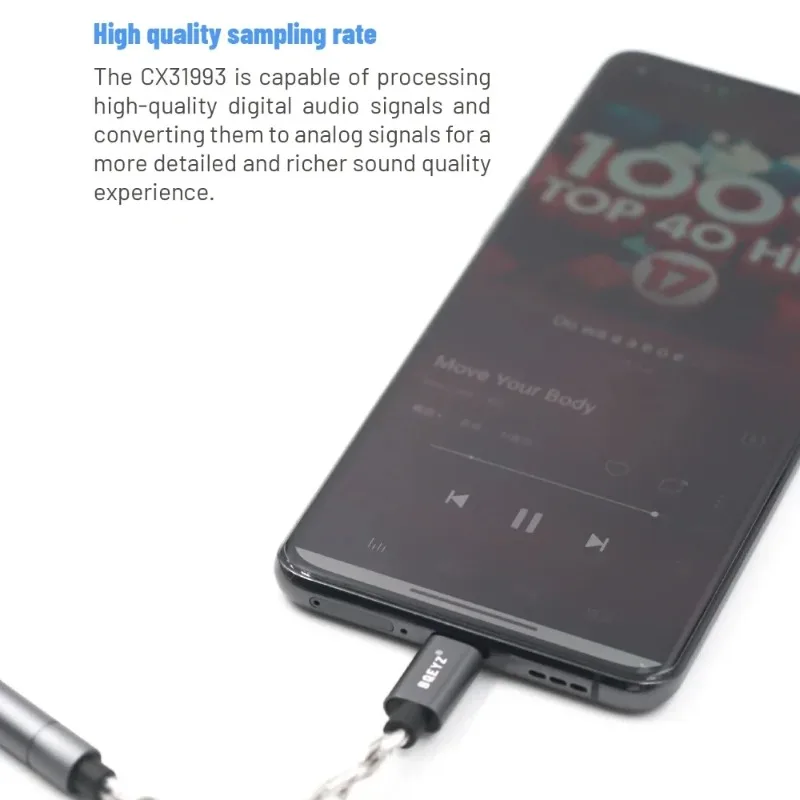 BQEYZ LIN – адаптер для наушни – обзор и цена Portable Dac Dongle Usb C