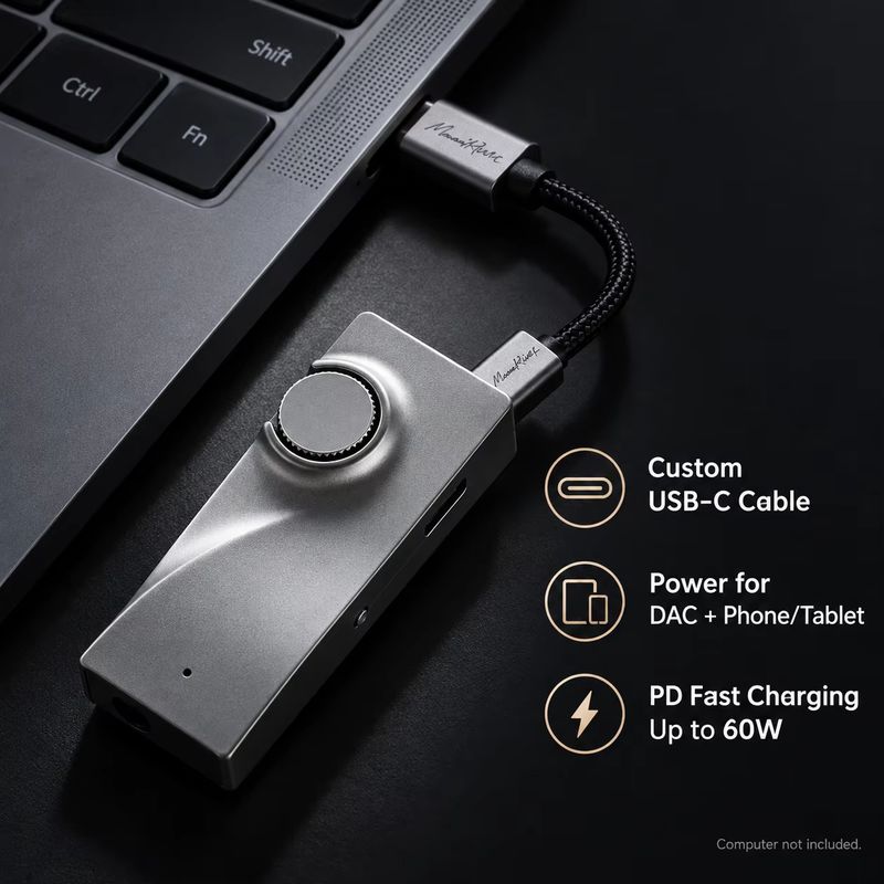 Moonriver3 – портативный Hi-Fi – обзор и цена Portable Dac Dongle Usb C
