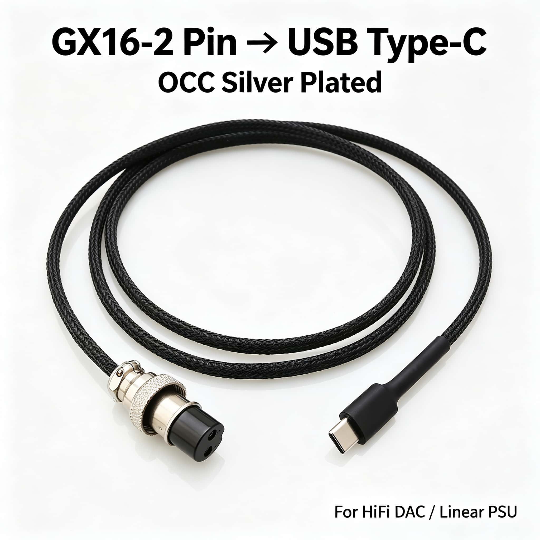 Кабель Audiocrast GX16-2 Pin-U – обзор и цена Portable Dac Dongle Usb C