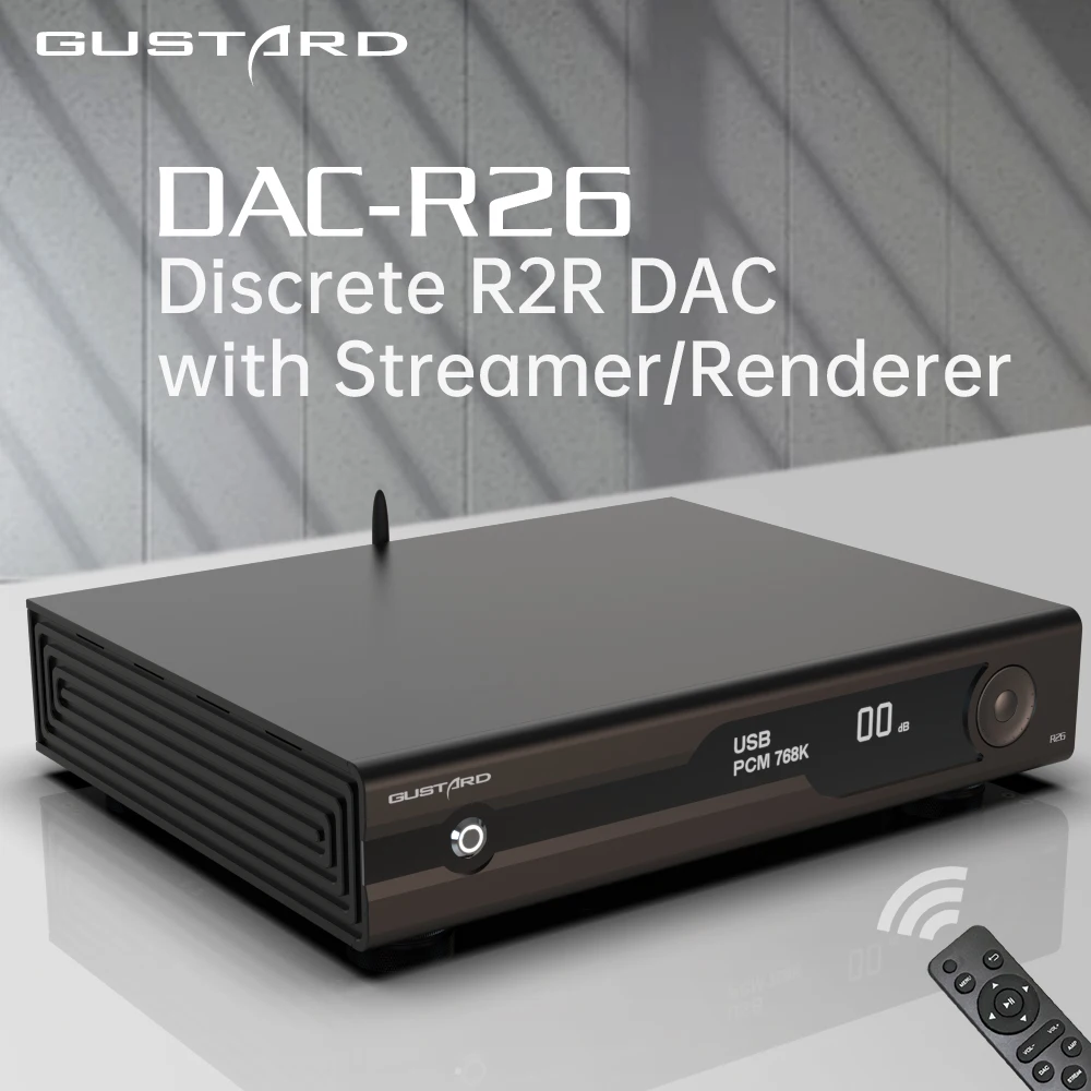 GUSTARD DAC-R26 – дискретный Ц – обзор и цена R2R Dac Balanced Xlr