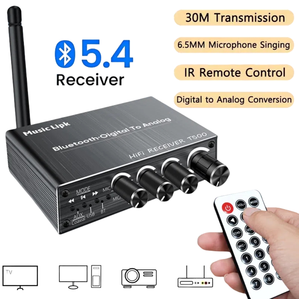Bluetooth 5.4 Аудиоприемник ЦА – обзор и цена Dac Usb Coaxial Optical Bluetooth