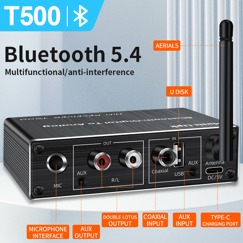 Bluetooth 5.4 Аудиоприемник ЦА – обзор и цена Dac Usb Coaxial Optical Bluetooth