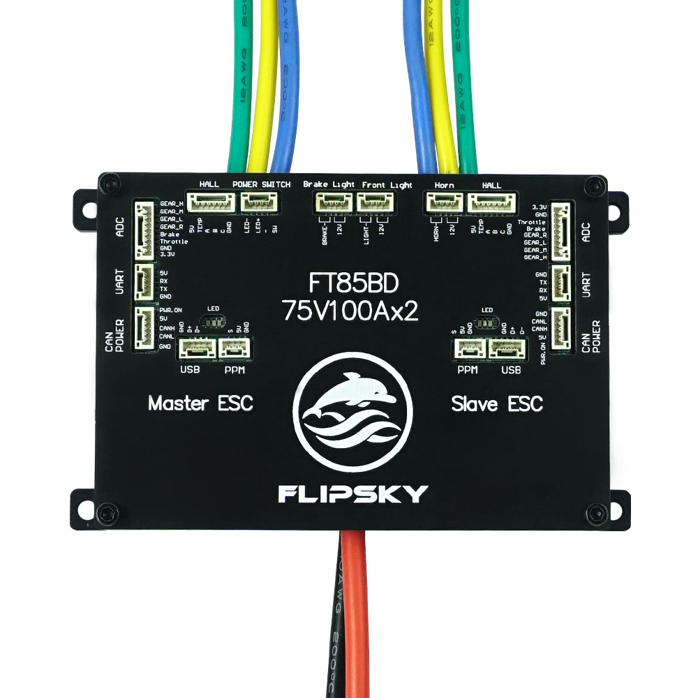 Flipsky FT85BD100A Двойной ESC – обзор и цена Dual Ess9038 Dac