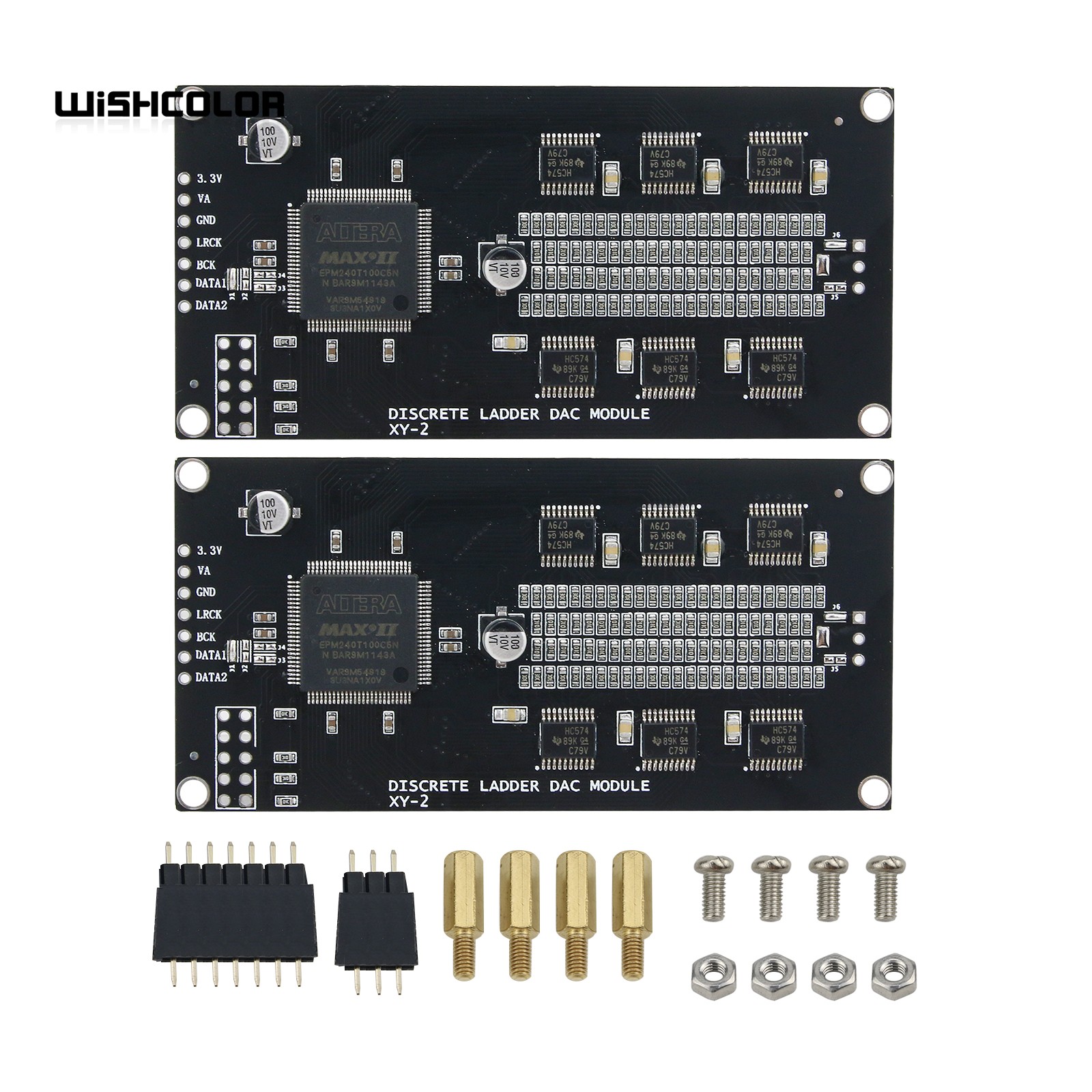 Wishcolor 2 шт. XY-2 дискретна – обзор и цена R2R Ladder Dac 24Bit