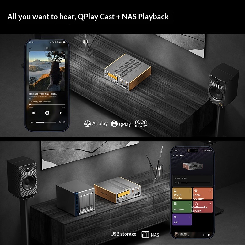 FiiO K17 R2R Настольный ЦАП-ус – обзор и цена Dac With Headphone Amp Balanced