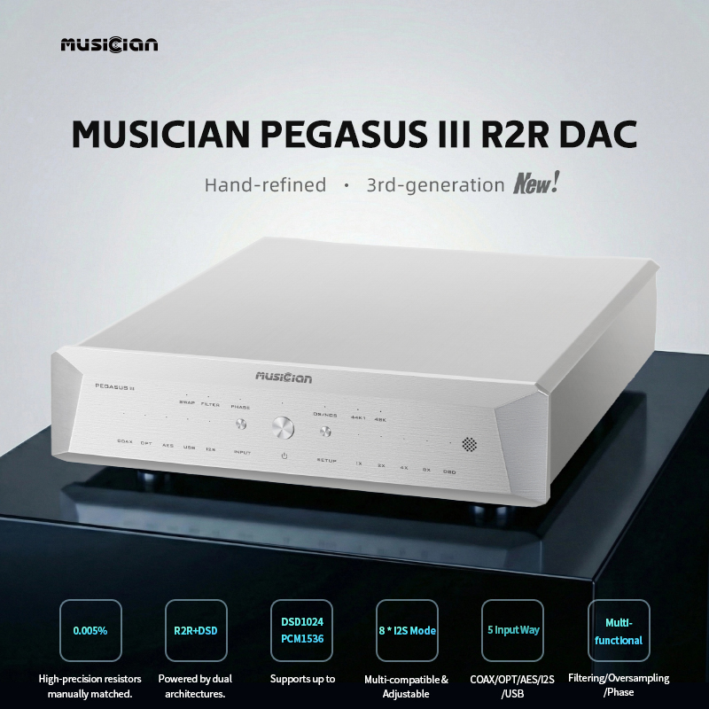 ЦАП MUSICIAN PEGASUS III DAC R – обзор и цена R2R Dac Balanced Xlr