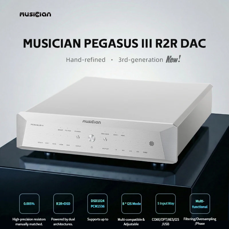 MUSICIAN PEGASUS III DAC R2R 2 – обзор и цена R2R Dac Balanced Xlr
