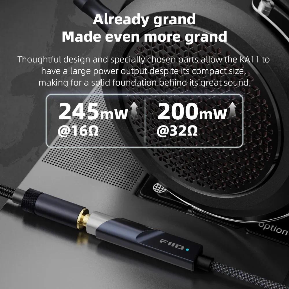 FiiO JadeAudio KA11 USB ЦАП Ус – обзор и цена Portable Dac Dongle Usb C