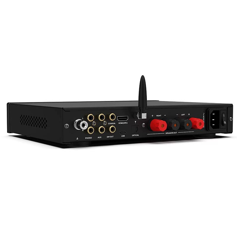 SMSL AS400 Усилитель мощности  – обзор и цена Dac Usb Coaxial Optical Bluetooth