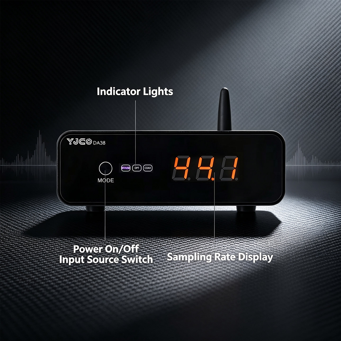 YJCO HiFi ES9038Q2M DAC, Bluet – обзор и цена Dac Usb Coaxial Optical Bluetooth